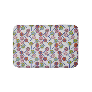 Tapis De Bain Motif de bonbons   motif Lollies   lollipop 8