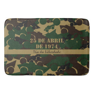 Tapis De Bain Motif de camouflage de véhicule militaire