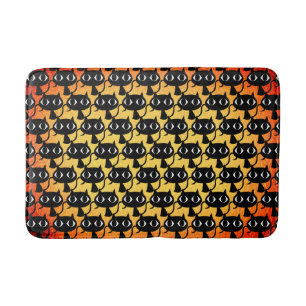 Tapis De Bain Motif de chatons noirs