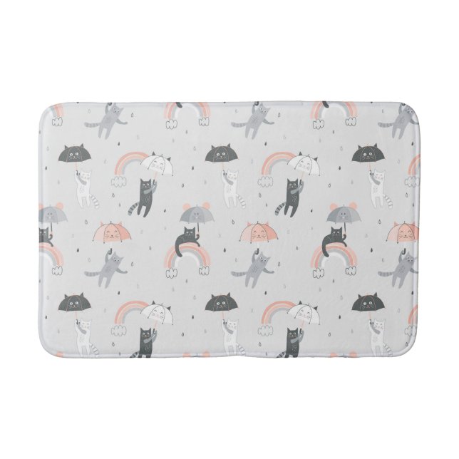 Tapis De Bain Motif de chats à plume (Devant)