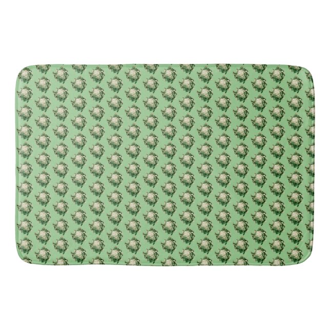 Tapis De Bain Motif de chou-fleur (Devant)