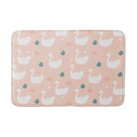 Motif de cygne doux Pastel rose