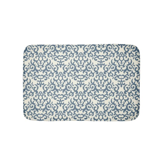Tapis De Bain Motif de damassé sur l'arrière - plan 2 de (Devant)