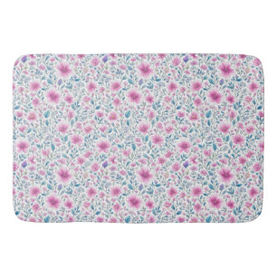 Tapis De Bain motif de fleurs