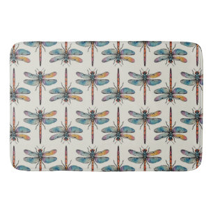Tapis De Bain Motif de libellule coloré