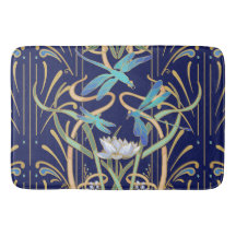Motif de libellules Art nouveau