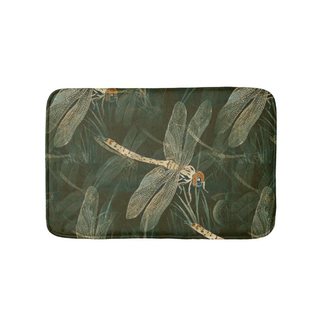 Tapis De Bain Motif de libellules majestueux  (Devant)