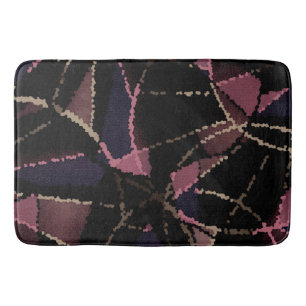 Tapis De Bain motif de mosaïque Abstrait