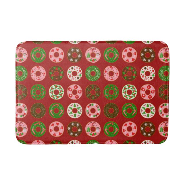 Tapis De Bain Motif de Noël Donut Holiday (Devant)