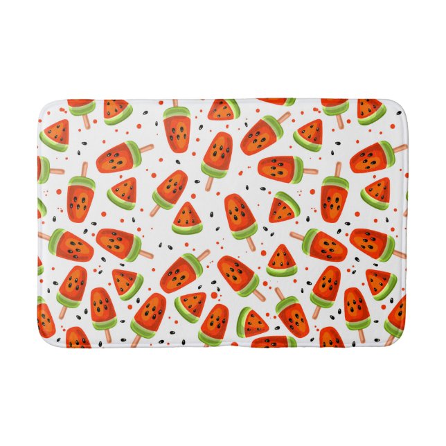 Tapis De Bain Motif de pastèque (Devant)