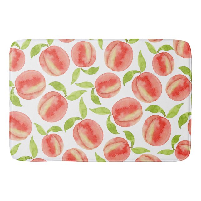 Tapis De Bain Motif de pêche aquarelle  (Devant)