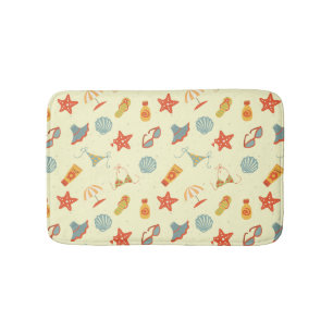 Tapis De Bain Motif de plage d'été
