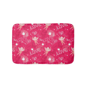 Tapis De Bain Motif de Saint-Valentin avec le cupidon