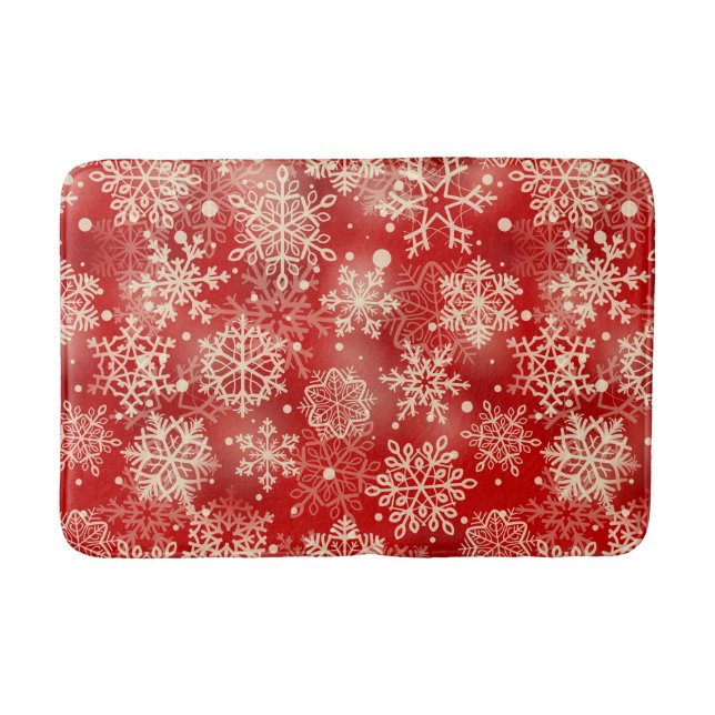 Tapis De Bain Motif de snowflakes (Devant)