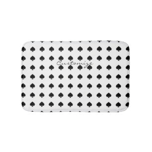 Tapis De Bain motif de spade noire Thunder_Cove