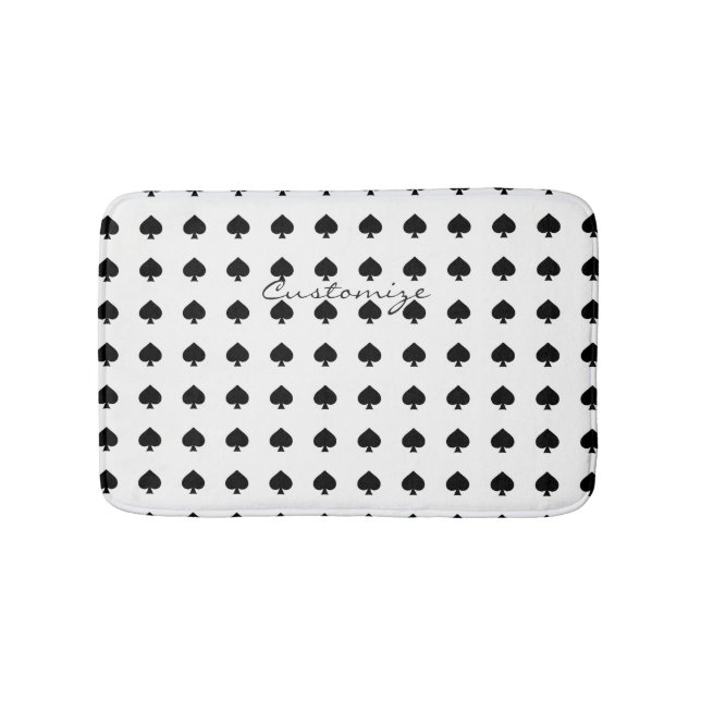 Tapis De Bain motif de spade noire Thunder_Cove (Devant)