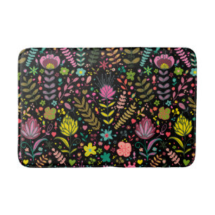 Tapis De Bain Motif de surface Florale - Papier peint Fleurs Des