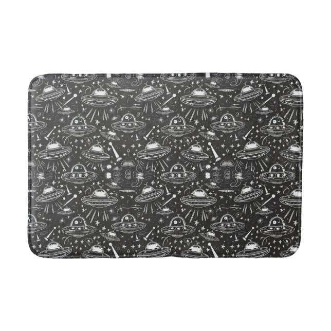 Tapis De Bain Motif de vaisseau spatial (Devant)