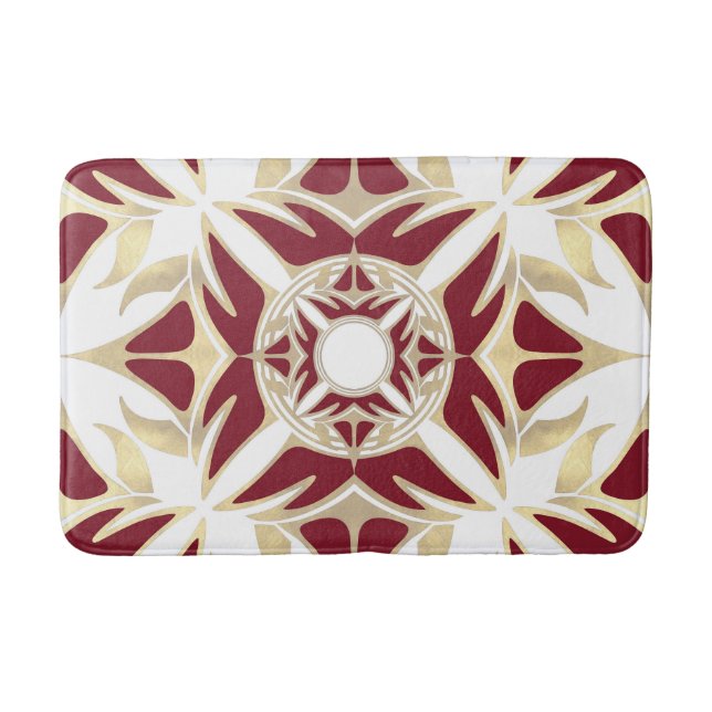 Tapis De Bain Motif décoratif, abstrait, design élégant (Devant)