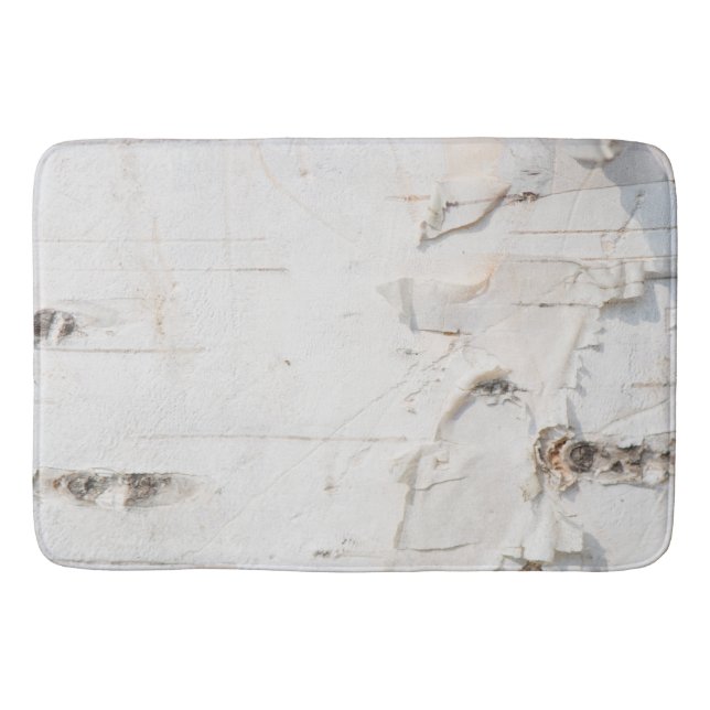 Tapis De Bain Motif d'écorce de bouleau (Devant)