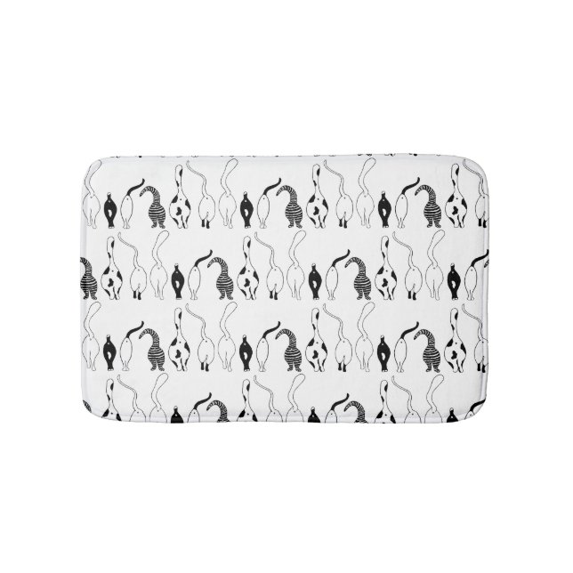 Tapis De Bain Motif des boutons de chat (Devant)