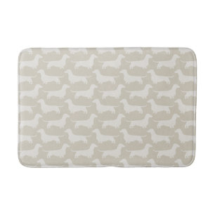 Tapis De Bain Motif des silhouettes de Dachshund