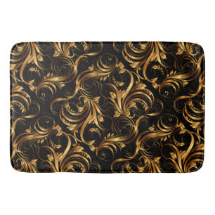 Tapis De Bain Motif d'or 2 chauves-souris