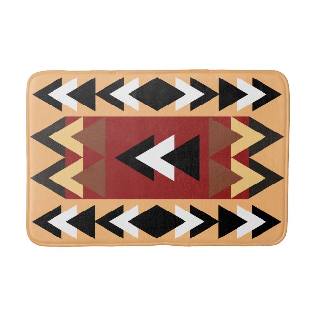 Tapis De Bain Motif du désert Sud-ouest (Devant)