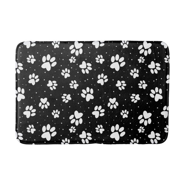 Tapis De Bain Motif Empreinte de patte (Devant)