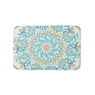 Tapis De Bain Motif en carreaux céramiques Abstraits