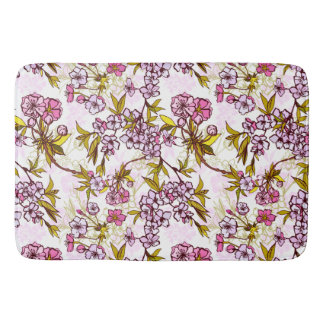 Tapis De Bain Motif en fleurs de cerisiers