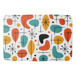 Tapis De Bain Motif en forme d'étoile de style Mid Century Moder