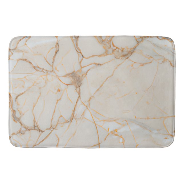 Tapis De Bain Motif en marbre (Devant)