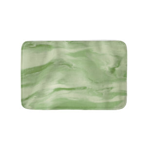 Tapis De Bain motif en marbre vert Mint customisé