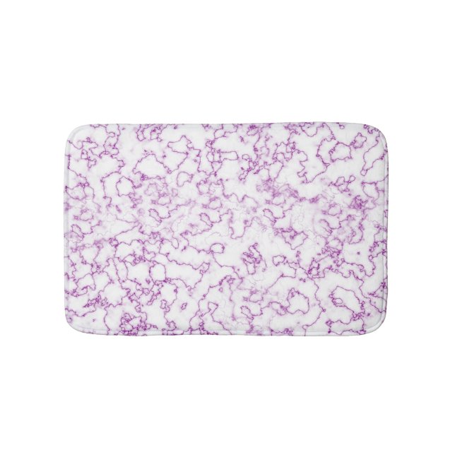 Tapis De Bain Motif en marbre violet (Devant)