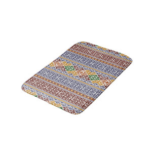 Tapis De Bain motif ethnique élégant