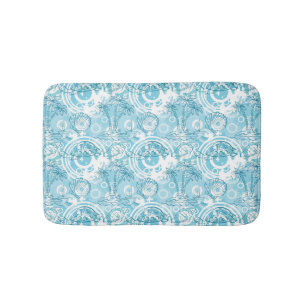 Tapis De Bain motif exotique d'océan