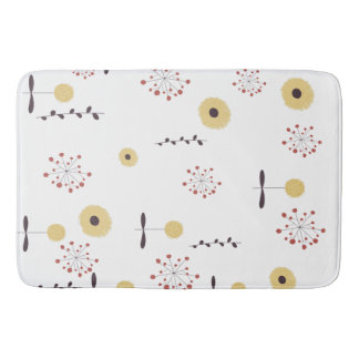 Tapis De Bain Motif Fleur Sauvage Bohème