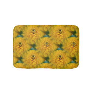 Tapis De Bain Motif Fleurs de marguerite jaune