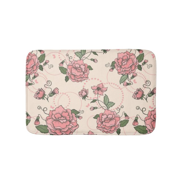 Tapis De Bain Motif floral 5 2 (Devant)