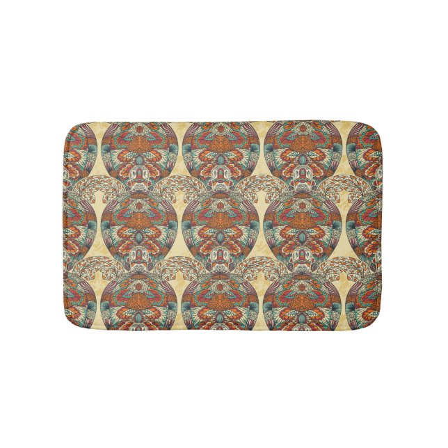 Tapis De Bain Motif floral de tortue (Devant)