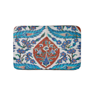 Tapis De Bain Motif floral en céramique turque