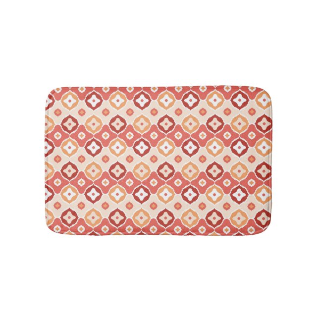 Tapis De Bain motif géométrique de l'ikat d'or (Devant)