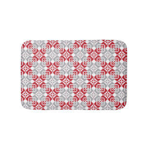 Tapis De Bain Motif géométrique du soleil du matin de Lettonie I