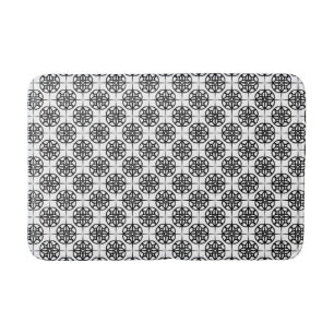 Tapis De Bain Motif géométrique Vibe rétro classique
