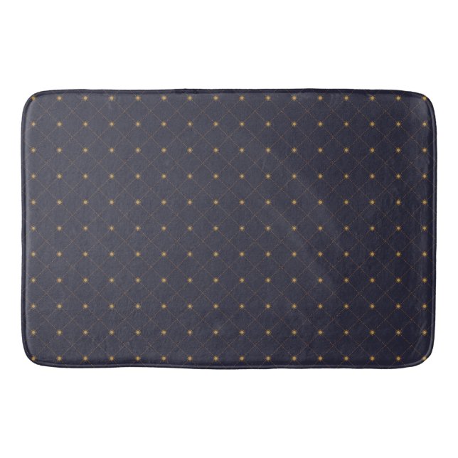 Tapis De Bain Motif Gold Diamond (Devant)