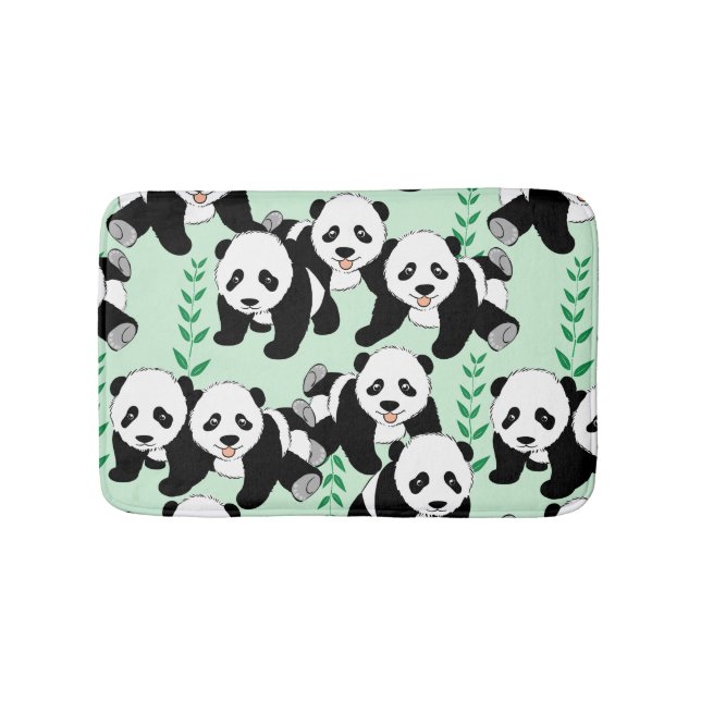 Tapis De Bain Motif graphique d'ours panda (Devant)