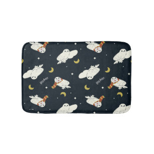 Tapis De Bain Motif Hedwig Clair de Lune Nuit