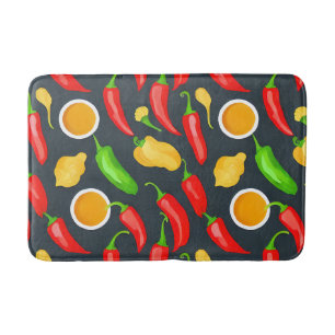 Tapis De Bain Motif Hot Chili Peppers
