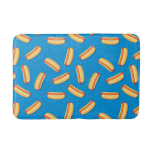 Tapis De Bain Motif Hotdogs de restauration rapide